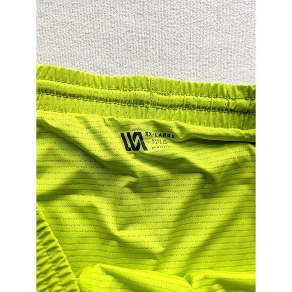 Men's VRST Accelerate Run Shorts Size XXL Chameleon Green 5" Lined Pocket NEW - Picture 8 of 9